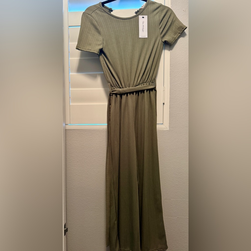 Green Cropped ASOS Jumpsuit New with Tags